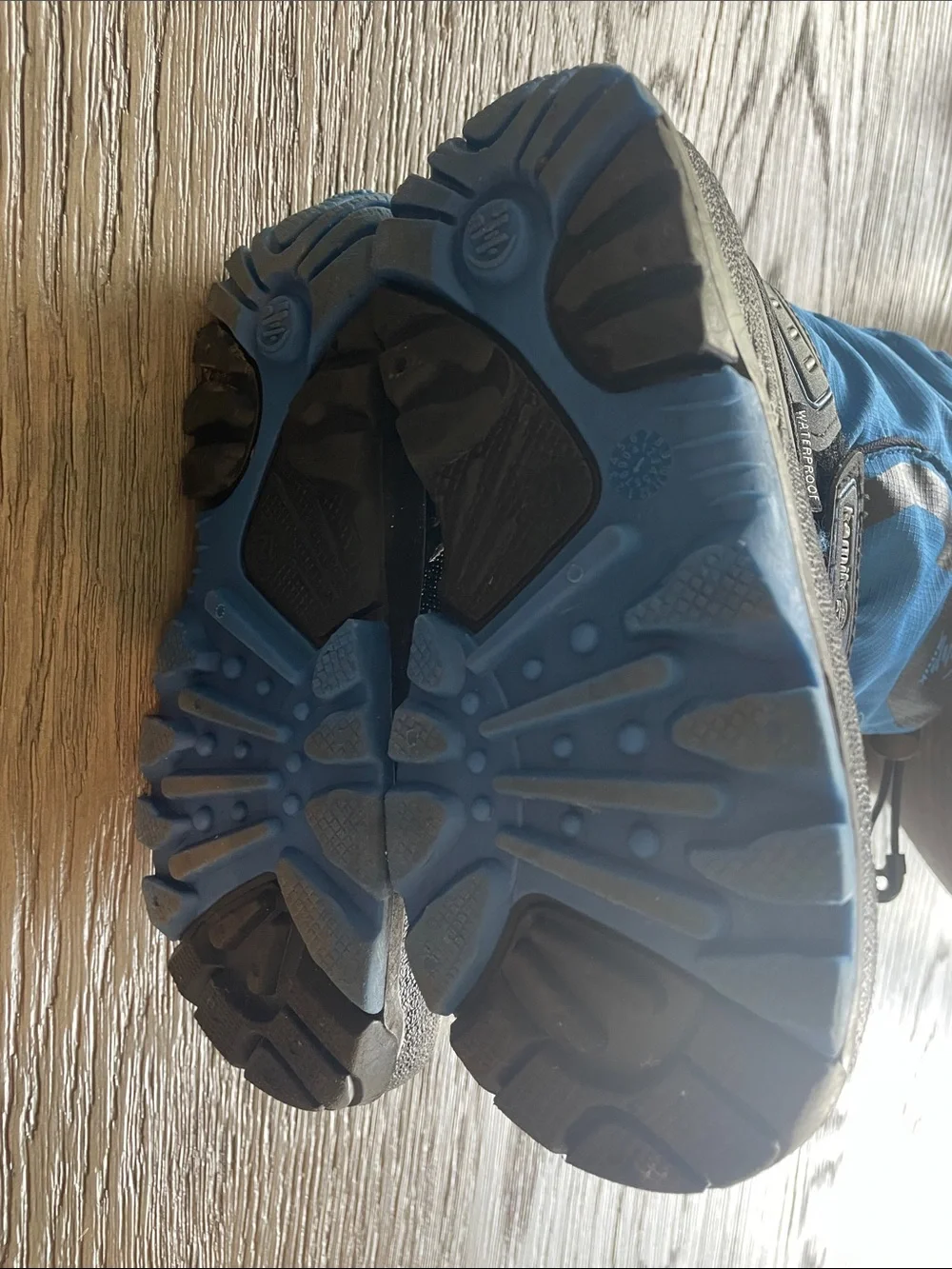 Kamik Kids Blue and Black Waterproof Winter Boots